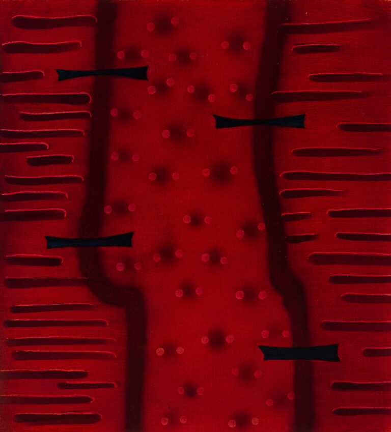 Millipedes On the Run, 30_ x 30_, Oil on canvas, 2023